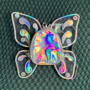 Iridescent Butterfly Mini Backpack